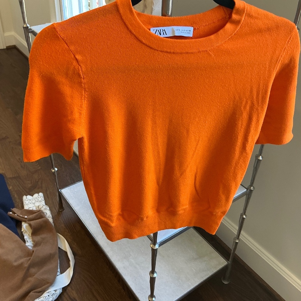 Zara Orange Top